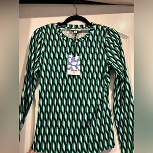 DVFxTarget Women's Crewneck Arrow Geo Green
Long Sleeve Top